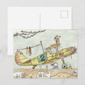 La carte postale de l'aviateur (Devant / Derrière)