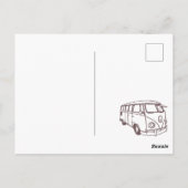 La carte postale de l'époque des voyages estivaux (Dos)