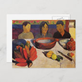 "La carte postale de Paul Gauguin de repas" - (Devant / Derrière)