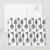 La carte postale de porte - clé (Devant / Derrière)