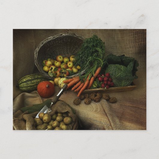 la carte postale de récolte (Devant)