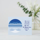 La carte postale de Rumi Quote. Design d'Ocean Man (Debout devant)