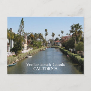 La carte postale de Venice Beach Canals !