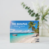 La carte postale des Bahamas (Debout devant)