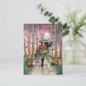 La carte postale des chats Halloween (Debout devant)