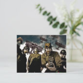 la carte postale des FRÈRES DROITS (Debout devant)