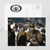 la carte postale des FRÈRES DROITS (Devant / Derrière)