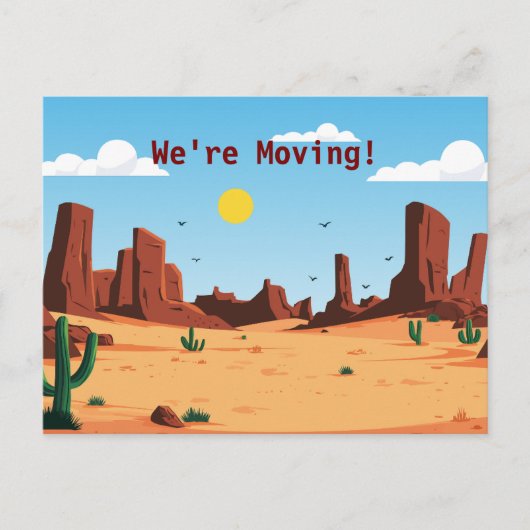 LA CARTE POSTALE DÉSERT MOVVING (Devant)