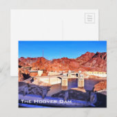 La carte postale du barrage Hoover (Devant / Derrière)
