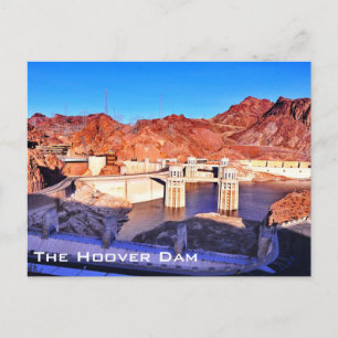 La carte postale du barrage Hoover
