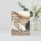 La carte postale du casier (Debout devant)