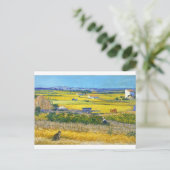 La carte postale du chat de la récolte (Debout devant)