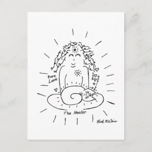 La carte postale du chat guérisseur