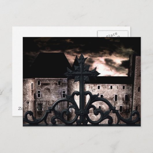 la carte postale du château (Devant / Derrière)