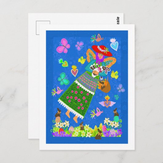 La carte postale du défilé de Pâques (Devant / Derrière)