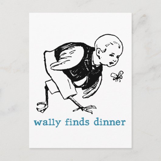 La carte postale du dîner de Wally (Devant)