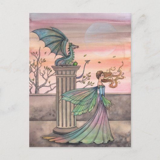 La carte postale du dragon de la Haute Cour (Devant)
