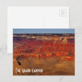La carte postale du Grand Canyon (Devant / Derrière)