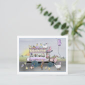 La carte postale du lever de soleil de Pâques (Debout devant)