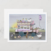 La carte postale du lever de soleil de Pâques (Devant / Derrière)