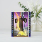 La carte postale du Magicien du Banx Tarot (Debout devant)