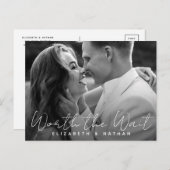 La carte postale du Mariage d'attente mérite (Devant / Derrière)