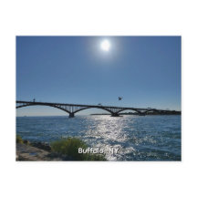 La carte postale du Peace Bridge