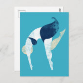 La carte postale du plus joli plat-ventre (Devant / Derrière)