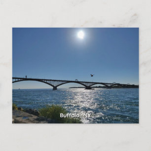 La carte postale du pont de la Paix