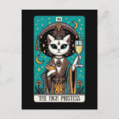 La carte postale du tarot de la grande prêtresse c (Devant)
