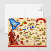 La carte postale du Tchad (Devant / Derrière)