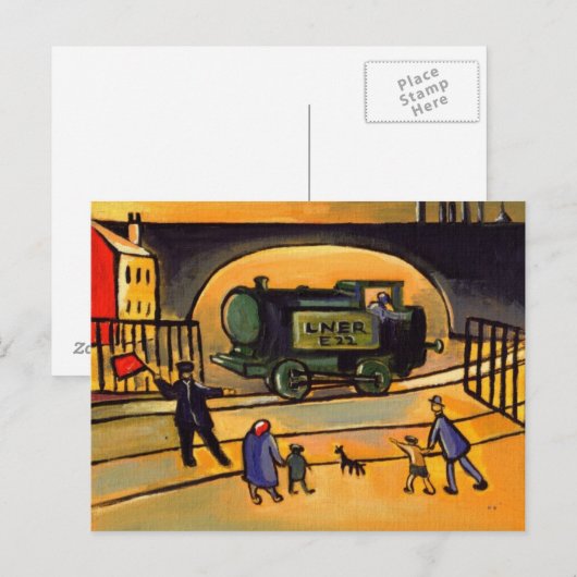 (La carte postale du train) (Devant / Derrière)