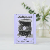 La carte postale du train Blue Comet (Debout devant)