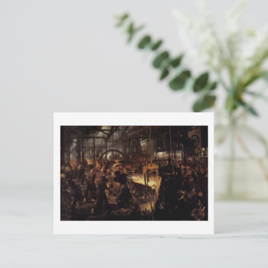 La carte postale Foundry (Debout devant)