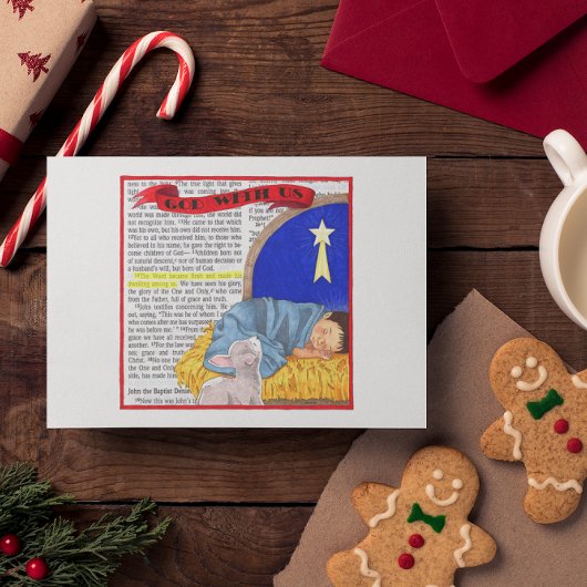 La Carte Postale Inspirante De Dieu Avec Nous