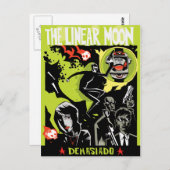 La carte postale linéaire de lune (Devant / Derrière)