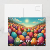 La carte postale magique des Fêtes de l'Est (Devant / Derrière)