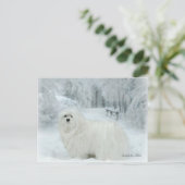 La carte postale maltaise Snowdrop (Debout devant)