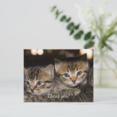 La carte postale Merci de retour de maman (Debout devant)