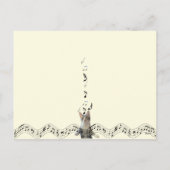 La carte postale musicale Meowy (Dos)