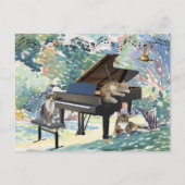 La carte postale musicale Meowy (Devant)