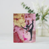 La Carte Postale Originale De La Fille Yoga (Debout devant)