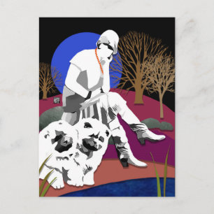 LA carte postale PONDERING POOL