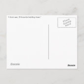 La carte postale première génération de Milton (Dos)