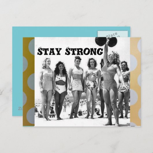 La carte postale reste forte (Devant / Derrière)