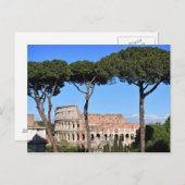 La carte postale romaine Colosseo (Devant / Derrière)