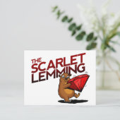 La carte postale Scarlet Lemming (avec titre) (Debout devant)