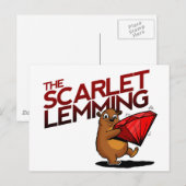 La carte postale Scarlet Lemming (avec titre) (Devant / Derrière)
