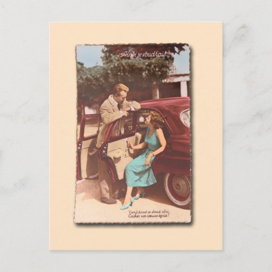 La carte postale vintage 2 de Valentine de (Devant)