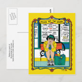 La Carte Postale Wagon_B_ Est Tombée (Devant / Derrière)